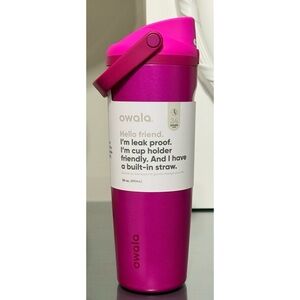 Owala 30oz FreeSip Sway Water Bottle, READ MY LIPS PINK, VALENTINE’S